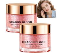 Dragon Blood 50g crema viso anti-invecchiamento crema viso rassodante per donna crema antirughe per rughe crema notte feuchtigkeitsspendende, anti-falten-gesichtsloonschiarente (2 pezzi)