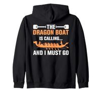 Dragon Boat Chiama Equipaggio da Corsa Paddler Felpa con Cappuccio