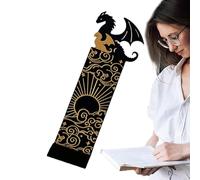 Dragon Bookmark - Creative Fantasy Bookmark, Sun Cloud Design | Accessorio di lettura elegante per uomini donne bambini, idee regalo per le vacanze amanti del libro, lettura quotidiana della cartoleri