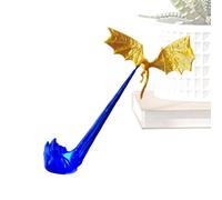 Dragon Bookshelf Nook Light - 3D Printed Fantasy Book Decor Display Lamp