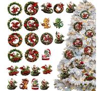 Dragon Calendar Advent 2025-2D Acrylic Flying Dragon Ornament, 24 Days Christmas Countdown Decoration, Hanging Mythical Creature Pendant for Tree Wall Window Door Home Kids Adults