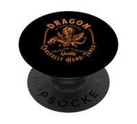 Dragon - Carfully Hand-Tamed PopSockets PopGrip Adesivo