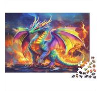 Dragon,Cartone animato Style1000 Pezzi Impossibili Per Adulti, Giochi, Regali, Sfide Per Bambini38x26cm/1000pcs