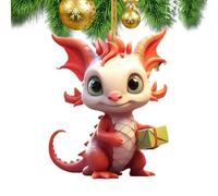 Dragon Christmas Tree Pendence - Decorazione Di Natale del Drago Acrilico | NAVIAga Drago Ornamenti Personaggio per Vacanze A Casa Vacanze In Camera Da Matrimoni Natale