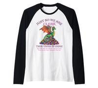 Dragon Colorful Yarn Eggs Just So we are clear Il filato è mio Maglia con Maniche Raglan