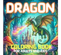 Dragon Coloring Book For Adults and Kids: Enchanting Creatures, Mythic Landscapes, Magical Fantasy for Stress Relief and Relaxation /