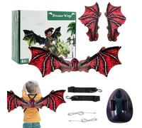 Dragon Costume Kids, Kids Dragon Costume, Giocattoli in costume da dinosauro, Ali di draghi elettrici con luce a LED e musica per ragazze ragazzi vestiti per animali per le forniture per feste