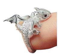 Dragon Crochet Rings for Tension - Adjustable Crochet Ring,tension Ring for Crocheting | Finger Yarn Guide Knitting Tension Rings for Crocheting Cat Snake Yarn Ring for Women, Dragon Yarn Guide Knitti