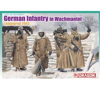 Dragon D6518 GERMAN INFANTRY IN WACHTMANTEL KIT 1:35 Modellino