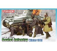 Dragon D6744 SOVIET INFANTRY WINTER 1941 KIT 1:35 Modellino