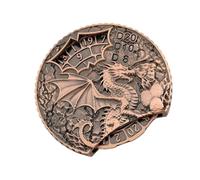 Dragon Design Fidget Dice, Spinner Dice, Holiday Festive Supplies, Zinc Alloy Dice Spinner, Fidget Toy, Cool Game Spinner, Holiday Game Spinner, Role Playing Table Game for Women Men