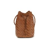 Dragon Diffusion Brown Buffalo Leather Backet Bag