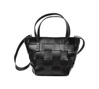 Dragon Diffusion - Mini Tote in Pelle Intrecciata Nera - - Bags - Donna - Nero - ONE SIZE