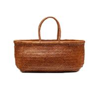 Dragon Diffusion - Nantucket Big Woven Leather Tote - - Bags - Donna - Marrone - ONE SIZE