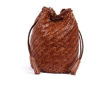 Dragon Diffusion - PomPom Double Jump Bucket Bag - - Bags - Donna - Marrone - ONE SIZE
