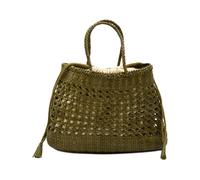 Dragon Diffusion - Santa Cano 3.5mm Cannage Weave Bag - - Bags - Donna - Verde - ONE SIZE