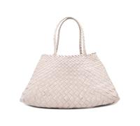 Dragon Diffusion - Santa Croce Big Tapered Leather Strap - - Bags - Donna - Beige - ONE SIZE