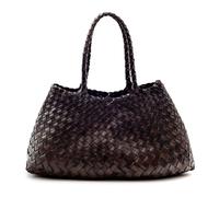 Dragon Diffusion - Santa Croce Big Woven Tote Bag - - Bags - Donna - Marrone - ONE SIZE