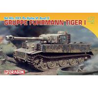 Dragon DR7368 1/72 World War II German Gurppe Felman Tiger I Plastic Model