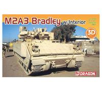 M2a3 Bradley W/ Interior Tank 1:72 Plastic Model Kit DRAGON MODELS