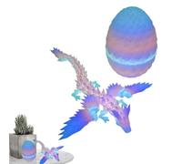 Dragon Egg, Dragon Easter Eggs - Figura dei giocattoli delle uova,Creative Stress Stress Toy Toy Safe a 360 gradi giunti rotabili per adolescenti di compleanno di Pasquar.