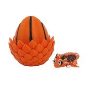 Dragon Egg Fidget Toy - 3D Printed Articulated Winged Dragon | Realistic Crystal Dragons Egg Surprise for Kids & Adults, Sensory Stress Relief Toy for Home, Office, Desk Decor