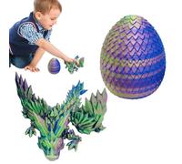 Dragon Egg Fidget Toys, Drago di con di Drago | Giocattolo regalo di Dragon Print,Le articolazioni mobili alleviano lo stress articolato drago decorazione
