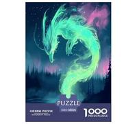 Dragon Fantasia Arte Jigsaw 1000 Pezzi Creatura Fantastica Per Adulti Puzzle Per Gioco Familiare Gioco Education Regalo Per Amore E Amico Decorazione Interna Unica Stress Relief 38x26cm/1000pcs
