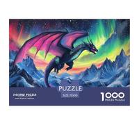 Dragon Fantasia Arte Per Adulti Puzzle 1000 Pezzi Creatura Fantastica Jigsaw Gioco Education Decorazione Interna Unica Per Gioco Familiare Regalo Per Amore E Amico Stress Relief 70x50cm/1000pcs