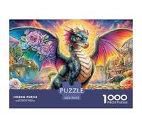 Dragon FantasyInteractive 1000-Piece Jigsaw Puzzles for Adults Brimming with Challenging Puzzle Games for Both Genders - These Interactive Jigsaw Puzzles Are Made for Adults And Kids Age 12 Years Up