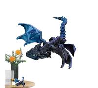 Dragon Figures for Kids, Dragon Figurine - Modello di drago volante articolato 3D stampato - Creativi Creative, Movable Joints Executive Desk Fidget Toys per Home Office