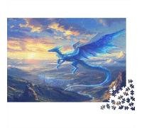Dragon|Green Valle| Puzzle Divertenti Per Tutta La Famiglia 1000pcs (75x50cm) Adulti