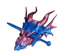 Dragon Hair Clip, Dragon-Shaped Claw Set, 7,87 x 5,91 in 3D Printed Barrette, Cool Styling Accessory, Lightweight Cosplay Design for Daily Use, Travel, Festival, Wedding Work