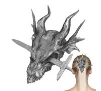 Dragon Hair Clip, Dragon-Shaped Claw Set, 7,87 x 5,91 in 3D Printed Barrette, Cool Styling Accessory, Lightweight Cosplay Design for Daily Use, Travel, Festival, Wedding Work