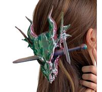 Dragon Hair Clip, Dragon-Shaped Claw Set, 7,87 x 5,91 in 3D Printed Barrette, Cool Styling Accessory, Lightweight Cosplay Design for Daily Use, Travel, Festival, Wedding Work