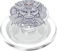 Dragon Hannya Maschera Tatuaggio Giapponese Flash PopSockets PopGrip per MagSafe