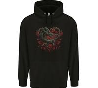 Dragon Heart Fantasy Roses Of Passion Felpa Uomo