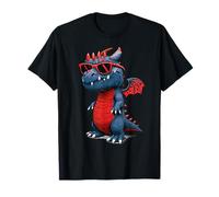 Dragon in Bold Shades Sunglasses for Kid Boy Toddler Vintage Maglietta