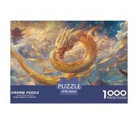 Dragon Jigsaw Puzzle 1000 Pezzi, Puzzle Sea of Clouds Adulti, Gioco Diabilità Impossibile Gioco Intellettivo Familiare Arredamento Domestico 38x26cm/1000pcs