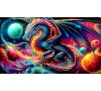 dragon Jigsaw Puzzle impossibili 1000 Pezzi Decorazione per la casa. Giochi di Rilassamento e Intelletto per adulti e ragazzi da 14 annidragon38x52cm/1000pcs