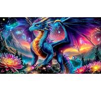 dragon Jigsaw Puzzle impossibili 1000 Pezzi Decorazione per la casa. Rilassamento e Intelletto per adulti e ragazzi da 14 anni 75x50cm/1000pcs