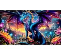 dragon Jigsaw Puzzle impossibili 1000Pcs Decorazione per la casa. Rilassamento e Intelletto per adulti e ragazzi da 14 anni 38x52cm/1000pcs
