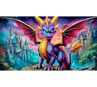 dragon Jigsaw Puzzle Impossible 1000 Pezzi Decorazione per la casa. Giochi di Rilassamento e Intelletto per Adulti e Bambini da 12 Anni 75x50cm/1000pcs