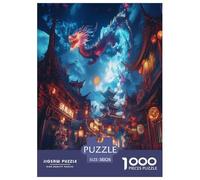 Dragon Jigsaw Puzzle Impossible 1000Pcs Decorazione Per La Casa. Giochi Rilassamento E Intelligence Per Adulti E Bambini Da 12 Anni 38x26cm/1000pcs