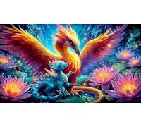 dragon Jigsaw Puzzle Impossible 1000Pcs Decorazione per la casa. Rilassamento e Intelletto per adulti e ragazzi da 14 anni 38x26cm/1000pcs