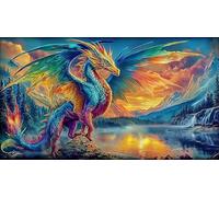 dragon Jigsaw Puzzle Impossible 1000Pcs Decorazione per la casa. Rilassamento e Intelletto per adulti e ragazzi da 14 anni 75x50cm/1000pcs