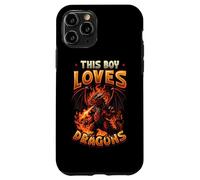 Dragon Lover Kids Questo ragazzo ama i draghi Custodia per iPhone 11 Pro