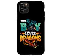 Dragon Lover Kids Questo ragazzo ama i draghi Custodia per iPhone 11 Pro Max