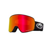 Dragon - Maschera da sci - NFX2 Oldskool - Lumalens Red Ion + Lumalens Lt Rose in Pelle - Nero