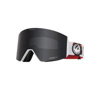 Dragon - Maschera da sci - Rvx Mag OTG Ranalter-Lumalens Darksmoke + Lumalens Silver Ion - rosso